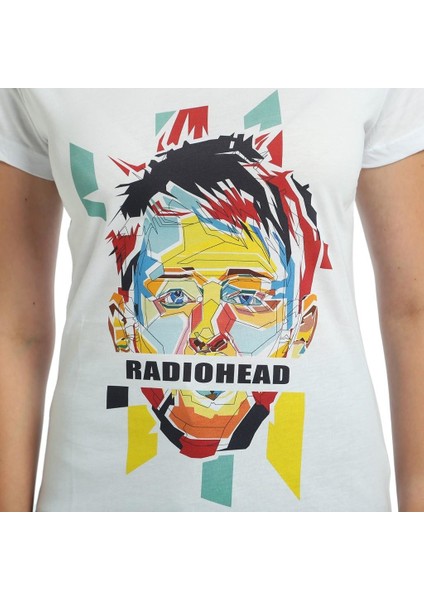 - Radiohead Beyaz Kadın T-Shirt Tişört S Kadın fiyatları