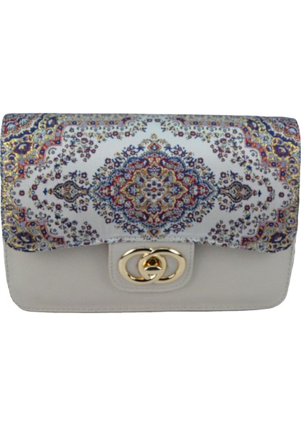 Otantik Kilim Desenli Zarif Çapraz Çanta fiyatları