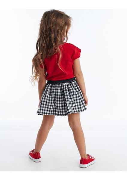 Zebra Ekoseli Kız Çocuk Elbise fiyatları