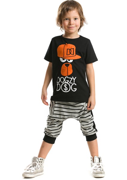 Dd Hiphop Erkek Çocuk T-shirt Kapri Şort Takım