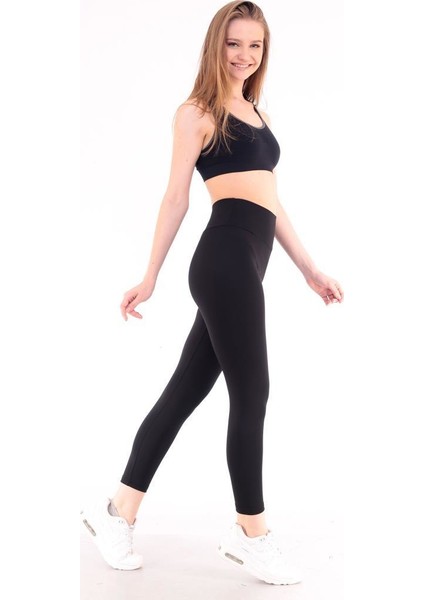 Micro Şardonlu Kışlık Toparlayıcı Kemerli Kadın Tayt 5005