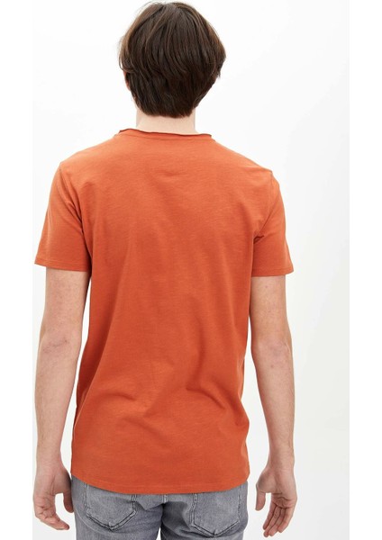 Slim Fit V Yaka Basic Kısa Kollu Tişört M4791AZ20SP modelleri
