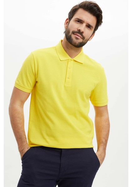 Regular Fit Polo Yaka Basic Kısa Kollu Tişört M7676AZ20SP
