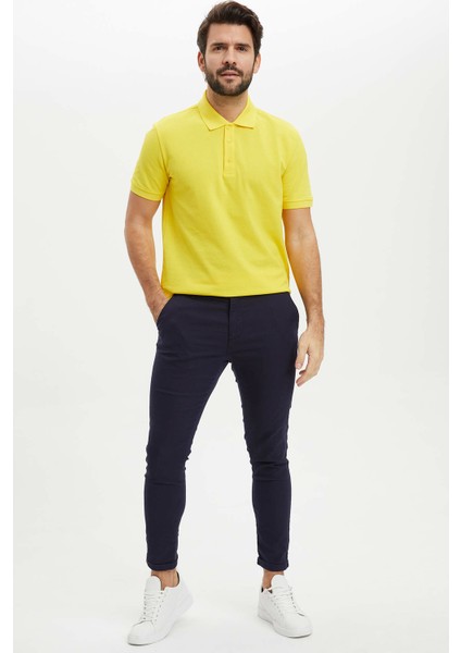 Regular Fit Polo Yaka Basic Kısa Kollu Tişört M7676AZ20SP fiyatları
