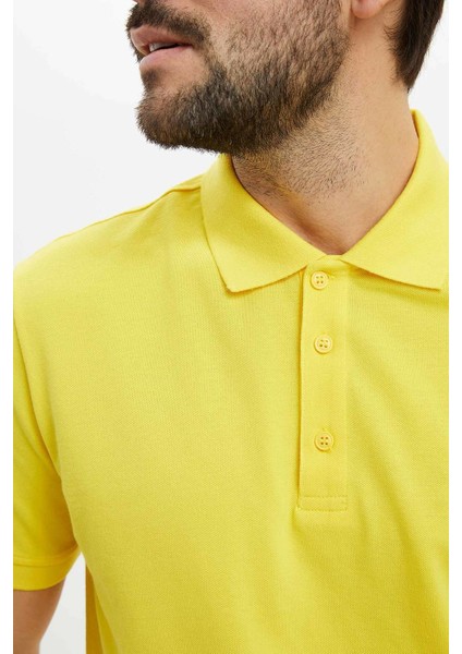 Regular Fit Polo Yaka Basic Kısa Kollu Tişört M7676AZ20SP modelleri