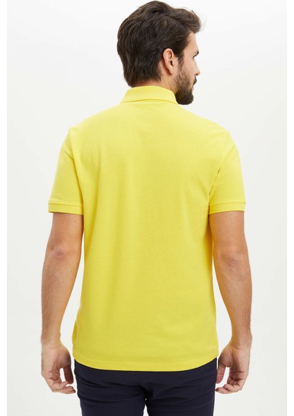 Regular Fit Polo Yaka Basic Kısa Kollu Tişört M7676AZ20SP fırsatları
