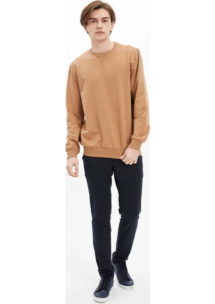 Bisiklet Yaka Basic Regular Fit Sweatshirt M7823AZ20SP