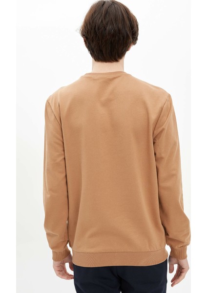 Bisiklet Yaka Basic Regular Fit Sweatshirt M7823AZ20SP