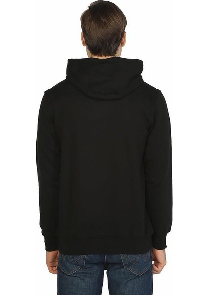 - NASA Siyah Kapüşonlu Erkek Sweatshirt Erkek S