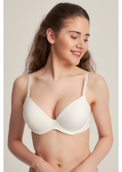 700680 Destekli Basic Bra Sütyen Ekru