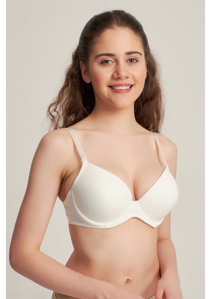 700680 Destekli Basic Bra Sütyen Ekru