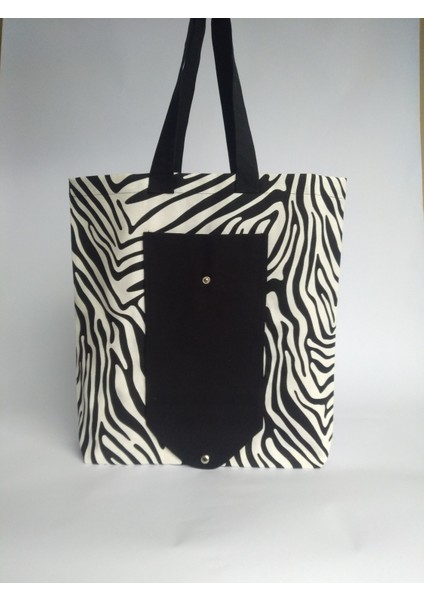, Omuz, El, Alışveriş Çantası, Zebra Desenli