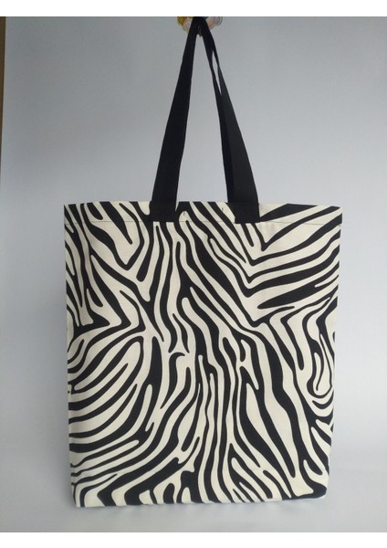 , Omuz, El, Alışveriş Çantası, Zebra Desenli