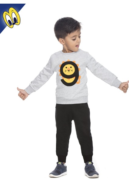 Erkek Çocuk Eşofman Takım 9 Aslan Nakışlı