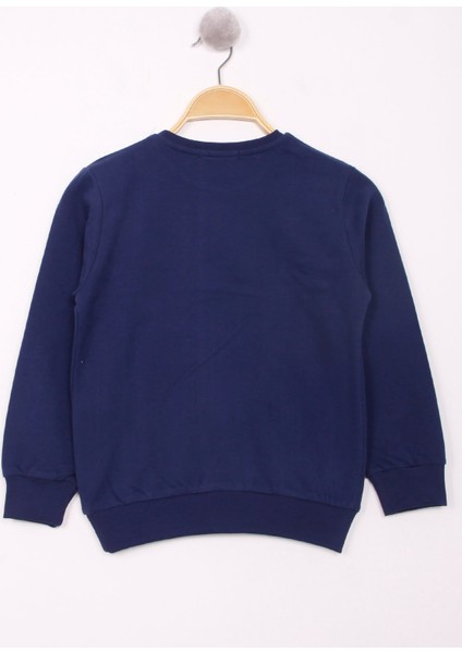 Erkek Çocuk Uçak Baskılı Sweatshirt