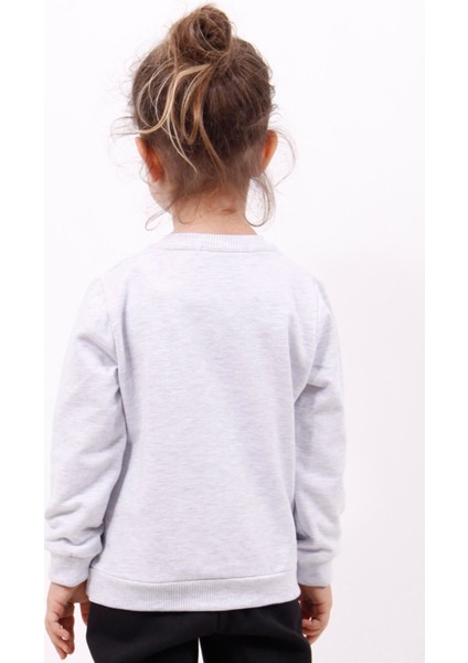 Kız Çocuk Göğsü Kalp Nakışlı Sweatshirt fiyatları