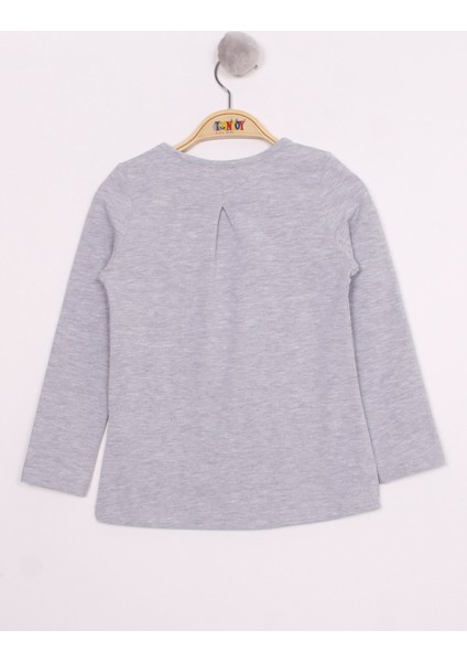 Kız Çocuk Pullu Güllü Nakışlı T-Shirt fiyatları