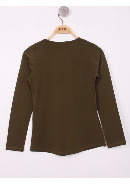 Kız Çocuk Varaklı Enjoy Baskılı T-Shirt fiyatları