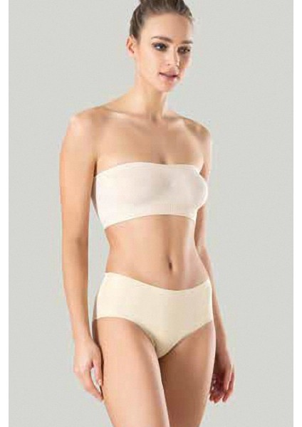 Yüksek Bel Slip Kadın Dikişsiz Lazer Külot 12596