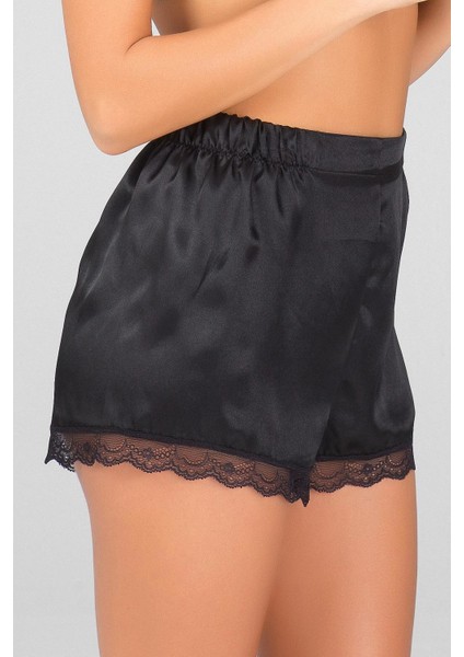 Mikro Kadın Pijama Altı Sofia Saten Şort