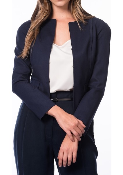 Kadın Lacivert Ceket-K1416048-015