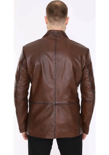 Deri Erkek Deri Ceket Blazer