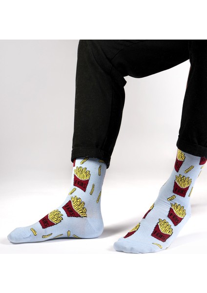 Ozzy Socks Fries Desenli Çorap