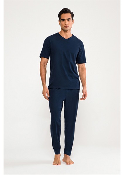 Erkek Lacivert Pijama Alt