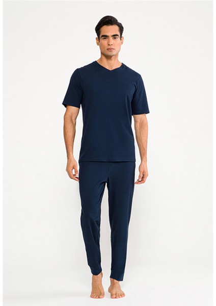 Erkek Lacivert Pijama Alt