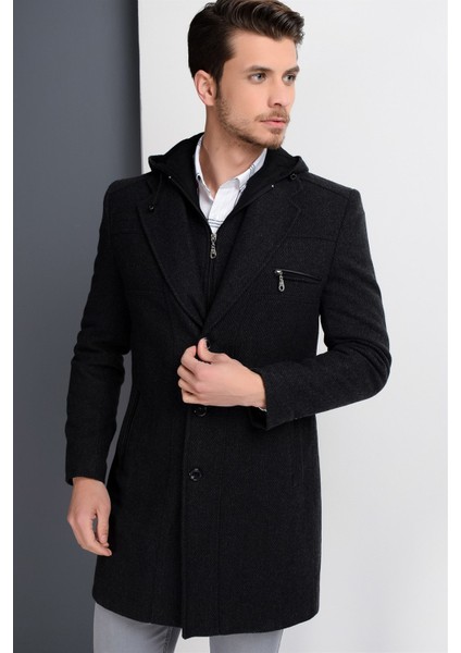 Plt8354 Slim-Fit Palto