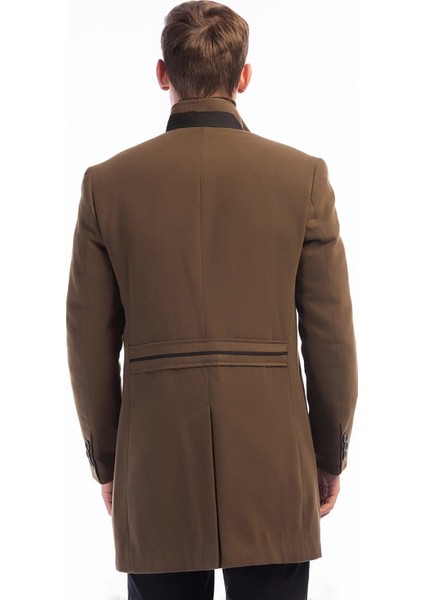 Plt8367 Erkek Palto-Camel