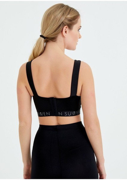 Cross Bralet - Siyah