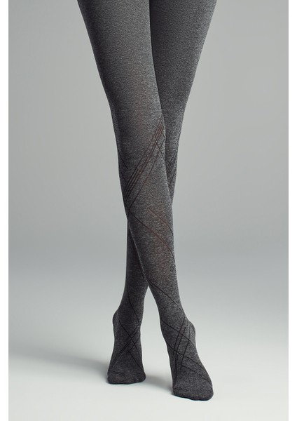 Kül Melanj Diagonal Külotlu Çorap fiyatları