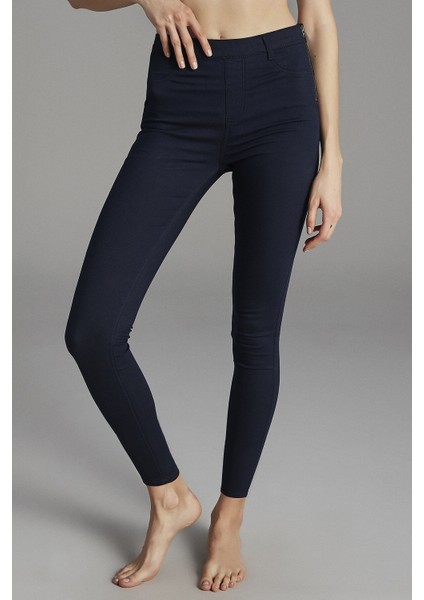 Koyu Denim Corset Denim Jeggings Tayt fiyatları