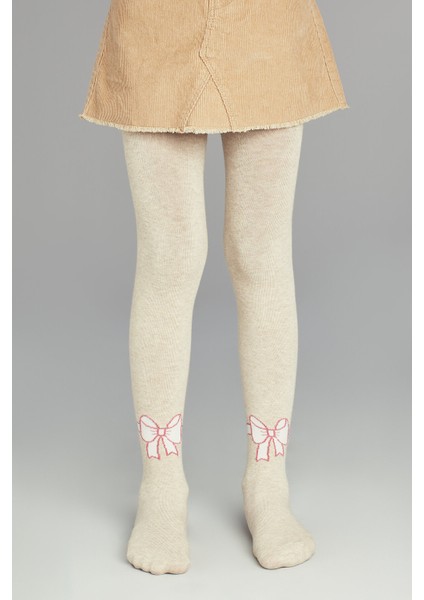 Latte Pretty Big Bow Külotlu Çorap