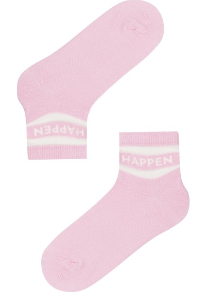 Acik Pembe Kız Çocuk Maker Patik Çorap