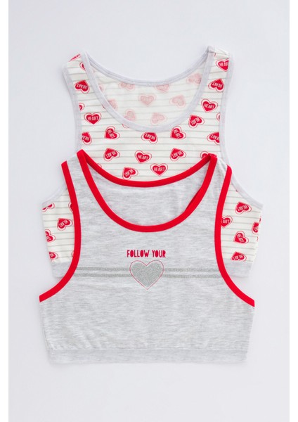 Çok Renkli Teen Heart 2'li Spor Atlet