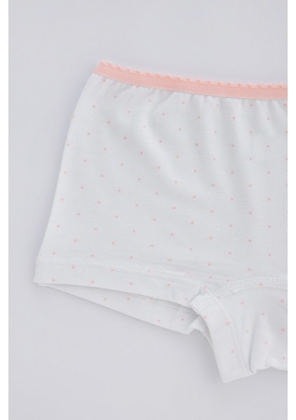 Çok Renkli Kız Çocuk Flat Stripe 2Li Boxer