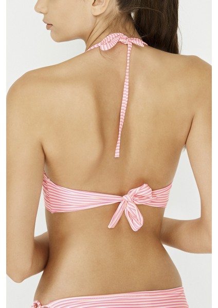 Çizgili Stria Straplez Half Band Bikini Üstü fiyatları