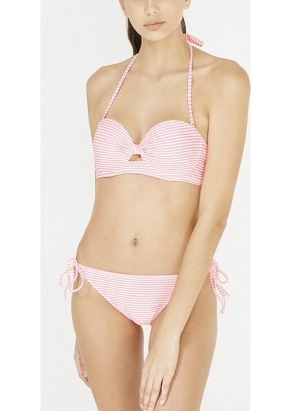 Çizgili Stria Straplez Half Band Bikini Üstü modelleri