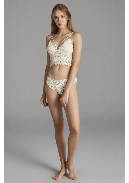 Bej Luna Bralet