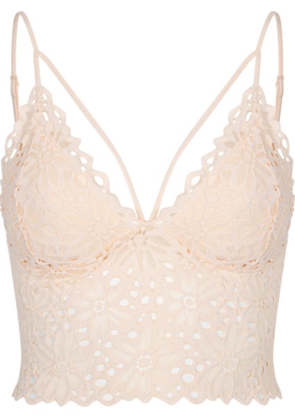 Bej Luna Bralet
