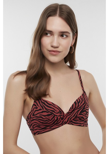 Çok Renkli Savage Wrappy Bikini Üstü fiyatları