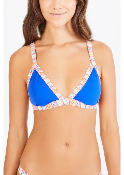 Saks Delhi Üçgen Fit Bikini Üstü