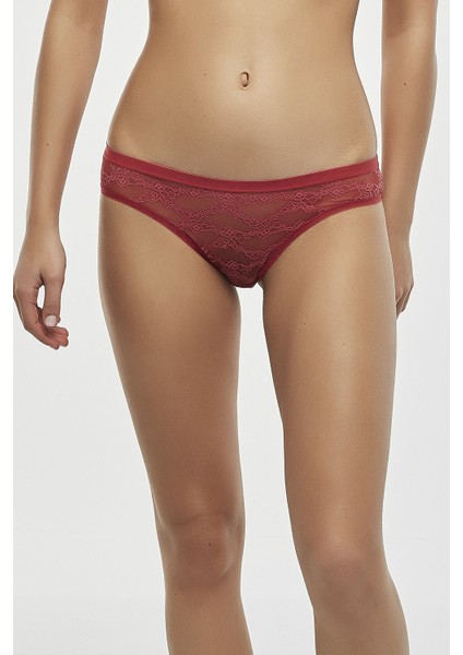 Kırmızı Lacy Brazilian
