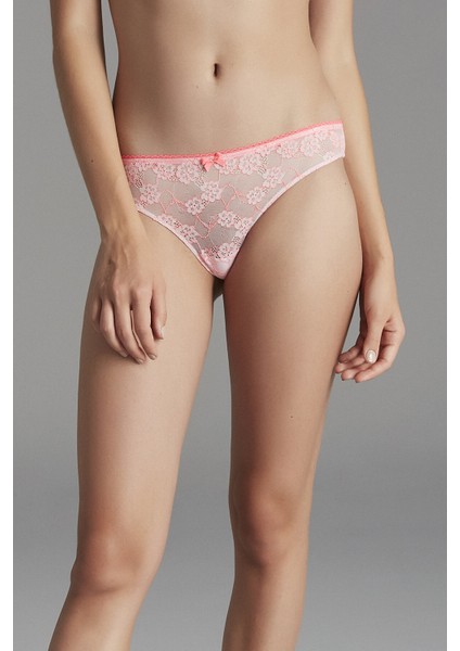 Açık Pembe Lotus Brazilian Külot