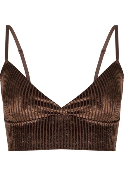 Bakır Kahve Corded Bralet indirimleri