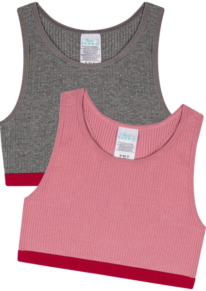 Çok Renkli Teen Winter Rib 2'li Spor Atlet