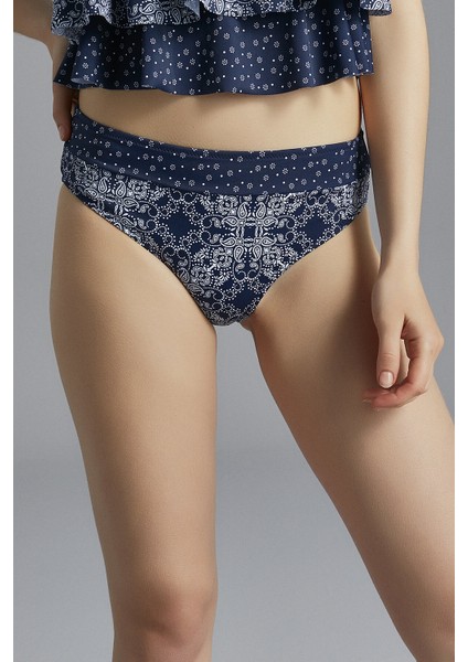 Lacivert Oceanic Cover Bikini Altı