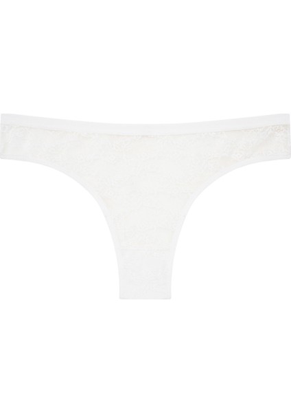 Beyaz Lacy Brazilian Külot fırsatları